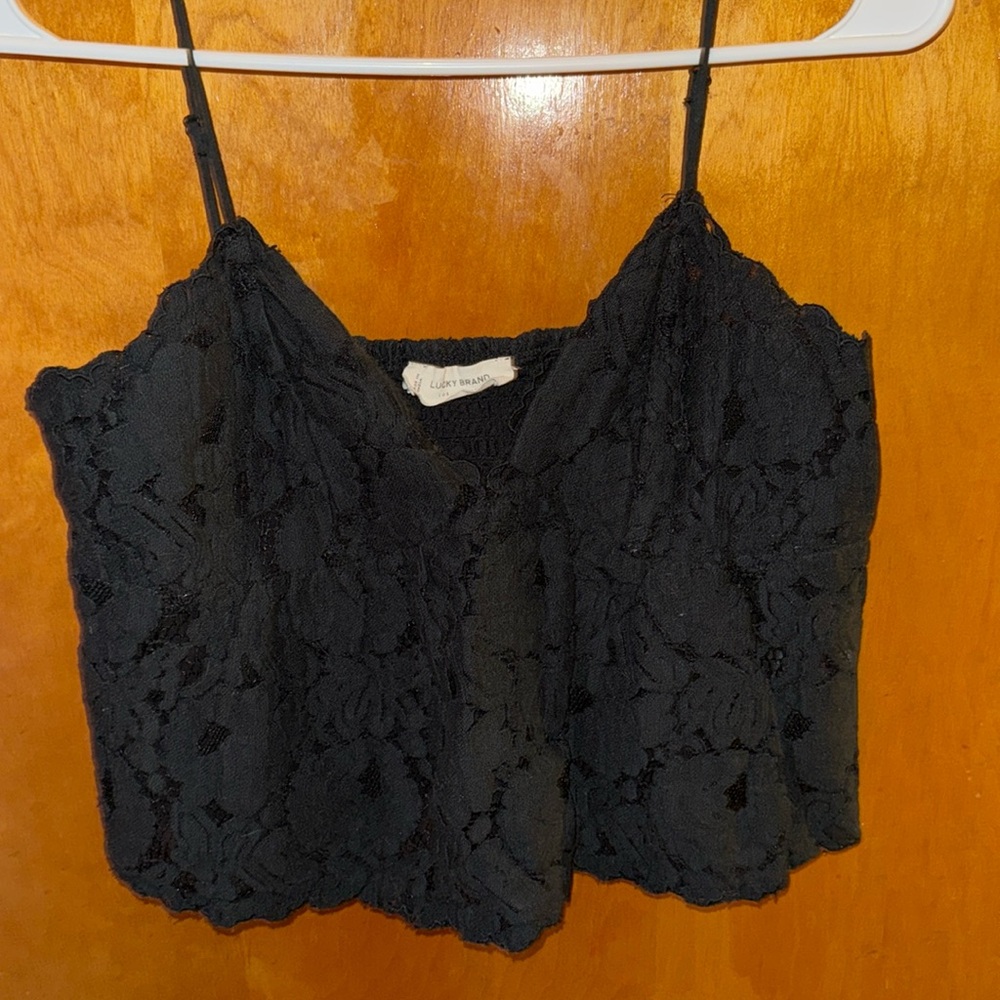 Cropped tank top- lucky brand